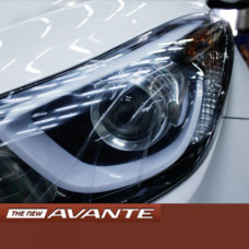 mobis led projection headlights hyundai elantra 2010-15
